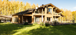 Двухэтажный дом в альпийском стиле с террасой и балконом по проекту Австрия v2 - фото 3 на сайте Holz House