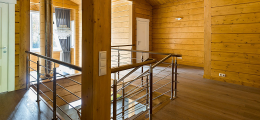 Двухэтажный дом в альпийском стиле с террасой и балконом по проекту Австрия v2 - фото 35 на сайте Holz House
